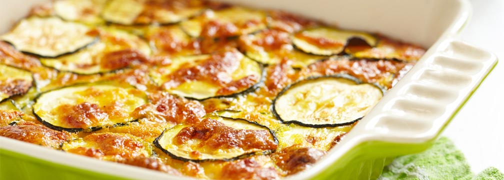 Recette de la courgette gratinée