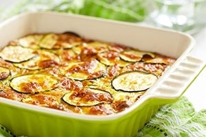 Courgettes gratinées